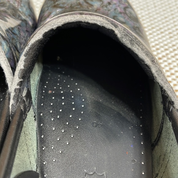 Dansko Professional Clogs Bluepurple Bubblerain Drop- Sz 40/9.5/10 - Picture 6 of 10